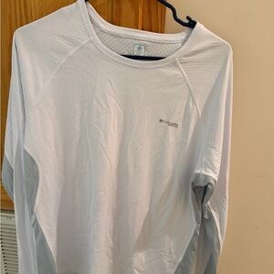 Columbia White Long Sleeve Shirt